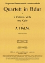 Halm, August Streichquartett B-Dur