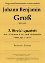 Gross, Johann Benjamin Streichquartett f-Moll op. 37