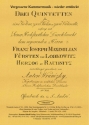 3 Streichquintette D-Dur, B-Dur, Es-Dur op.8 Nr.1-3 fr Violine, 2 Violen und 2 Violoncelli Stimmen