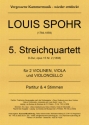 Streichquartett D-Dur op. 15 Nr.2 fr 2 Violinen, Viola und Violoncello Partitur