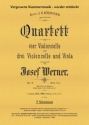 Streichquartett c-Moll op.6 fr 4 Violoncelli oder 3 Violoncelli und Viola Stimmen