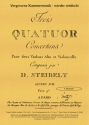 Steibelt, Daniel Gottlieb Drei Streichquartette in: Es-Dur, C-Dur, f-Moll op. 17, Nr.1 - 3