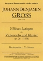 5 Pieces lyriques op.26 fr  Violoncello und Klavier