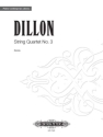 Dillon, J. Streichq. Nr. 3 (1998), P., V. (2), VA., GH. Streichquartett 3 (P)