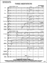 Erik Morales: Three Meditations Big Band & Concert Band Score and Parts