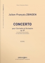 Julien-Franois Zbinden, Concerto Clarinet and Orchestra Studienpartitur