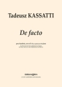 Tadeusz Kassatti, De Facto Oboe, Horn [or Euphonium] and Piano Stimmensatz