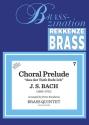 Johann Sebastian Bach, Chorale Prelude Blechblserquintett Stimmensatz