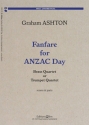 Graham Ashton, Fanfare For Anzac Day Brass Quartet or 4 Trumpets Stimmensatz