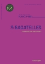 Jean-Franois Michel, 3 Bagatelles Fagott und Klavier Buch