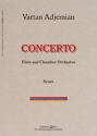 Vartan Adjemian, Concerto Flute and Chamber Orchestra Partitur