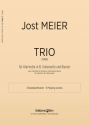 Jost Meier, Trio Clarinet, Cello and Piano Stimmensatz