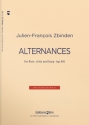 Julien-Franois Zbinden, Alternances Flute, Viola and Harp Stimmensatz