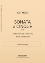 Jost Meier, Sonata A Cinque Clarinet, Violin, Cello, Piano and Percussion Stimmensatz