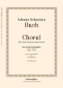 Johann Sebastian Bach, Choral Ein Feste Burg Ist Unser Gott Wind Ensemble Partitur + Stimmen