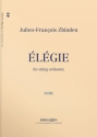 Julien-Franois Zbinden, Elgie Streichorchester Partitur