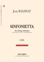 Jean Balissat, Sinfonietta Streichorchester Partitur