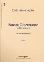 Cyril James Squire, Sonata Concertante In Re Minore Streichorchester Partitur