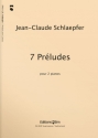 Jean-Claude Schlaepfer, 7 Prludes 2 Pianos Buch