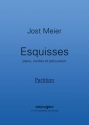 Jost Meier, Esquisses Piano, Strings and Percussion Partitur