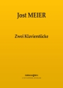 Jost Meier, 2 Klavierstcke Klavier Buch