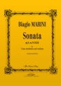 Biagio Marini, Sonata Op. 8 No. 9 2 Bass Trombones and Continuo Buch