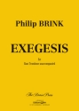 Philip Brink, Exegesis Bass Trombone Buch