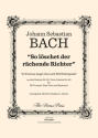 Johann Sebastian Bach, So Lschet Der Rchende Richter Trumpet, Bass Voice and Basso Continuo Stimmensatz