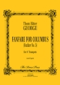 Thom Ritter George, Fanfare For Columbus (No. 5) 8 Trumpets Partitur + Stimmen