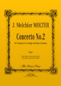 Johann Melchior Molter, Concerto N 2 Trumpet and String Orchestra Partitur