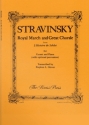 Igor Stravinsky, Royal March and Great Chorale Trumpet [Cornet], Piano and Percussion Buch