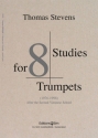 Thomas Stevens, 8 Studies For 8 Trumpets 8 Trumpets Stimmensatz