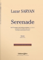 Lazar Saryan, Serenade Trumpet and String Orchestra Partitur