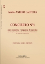 Andres Valero Castells, Concierto N 1 Trumpet and String Orchestra Partitur