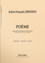 Julien-Franois Zbinden, Pome Viola and String Orchestra Partitur