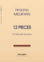 Hrachia Melikyan, 12 Pieces Cello und Klavier Buch