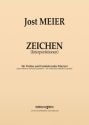 Jost Meier, Zeichen (Interpunktionen) Violin and Cembalo [or Piano] Buch