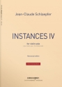 Jean-Claude Schlaepfer, Instances Iv Violine Buch