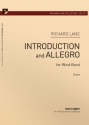 LANE Richard, Introduction and Allegro wind band Wind band score