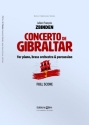 ZBINDEN Julien-Franois, Concerto de Gibraltar piano solo and brass orchestra Score