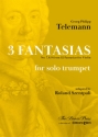 TELEMANN Georg Ph., 3 Fantasias trumpet