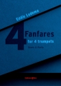 Ludema Eddie, 4 Fanfares 4 trumpets Score and parts