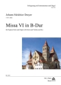 Missa VI in B-Dur fr Sopran-Solo und Orgel (Alt-Solo, Vl ad lib.)