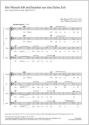 Der Mensch lebt und bestehet Coro SATB/SATB Partitur