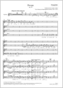 Pavane Coro SATB, 2 Fl, 2 Ob, 2 Clt, 2 Fg, 2 Cor, 2 Vl, Va, Vc, Cb Chorpartitur