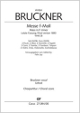 Messe f-Moll Soli SATB, Coro SSAATTBB, 2 Fl, 2 Ob, 2 Clt, 2 Fg, 2 Cor, 2 Tr, 3 Trb, Timp, 2 Vl, Va, Vc, Cb Chorpartitur