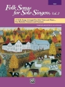 Folk Songs Solo Singers 2 High (book) Voice and ensemble