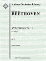 Symphony No. 1 in C, op 21 (f/o score) Full Orchestra