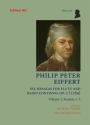 Six flute sonatas, op.2, volume 1 flute and basso continuo Full score and parts