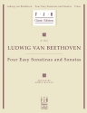 Beethoven 4 Easy Sonatinas & Sonatas Piano Albums